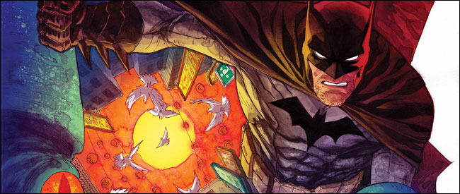 Batman in Detective Comics #30 (Francis Manapul and Brian Buccellato; DC Comics)