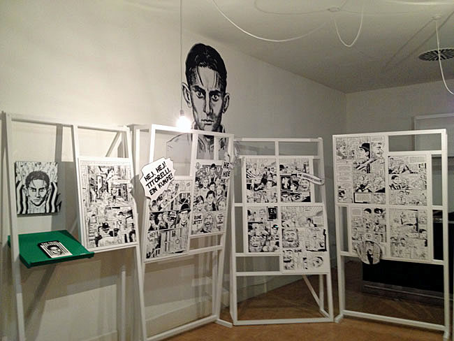 Kafka in Komiks exhibition (Goethe Institute, London)