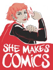 She Makes Comics Logo Full