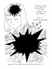 Sea Urchin by Laura Knetzger (Retrofit Comics/Big Planet Comics)