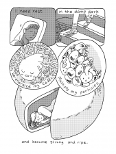 Sea Urchin by Laura Knetzger (Retrofit Comics/Big Planet Comics)