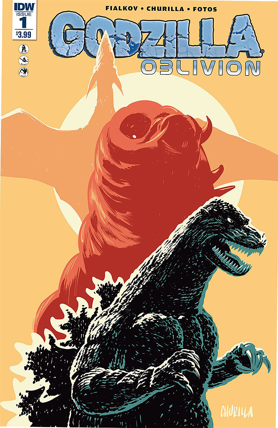 Godzilla-Oblivion #1 - Joshua Fialkov (W), Brian Churilla (A) • IDW Publishing