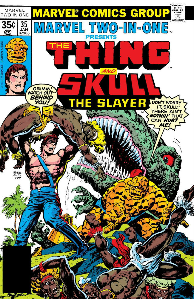 Marvel Comics 1975 Stock Image SKULL THE SLAYER #1 VG/F Gil Kane cover 