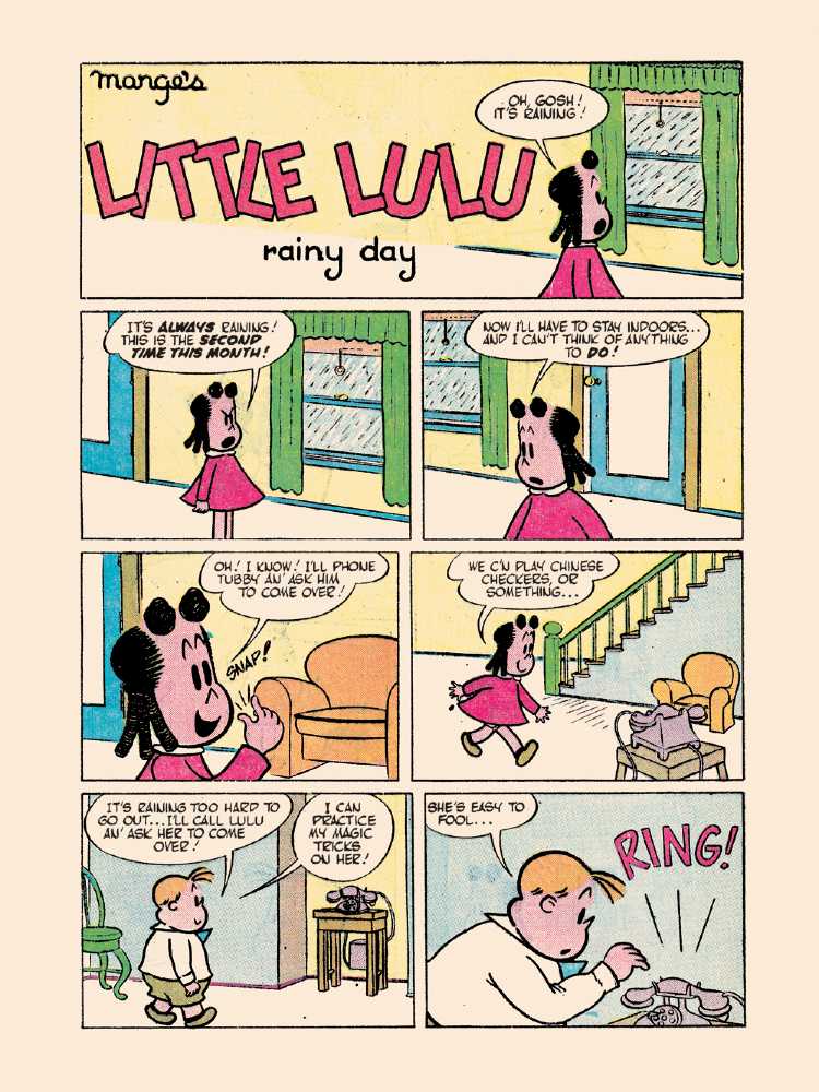 Little Lulu: The Fuzzythingus Poopi - Little Lulu First Appeared in 1935,  and D+Q's 'Best-Of' Collection Proves She is Still a Feminist Icon – Broken  Frontier