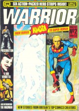 Warrior cover, featuring Marvelman/Miracleman