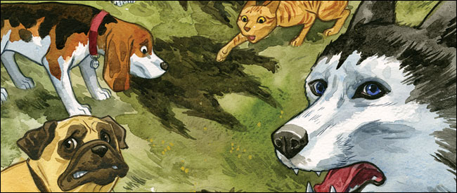 Beasts of Burden: Hunters & Gatherers (Evan Dorkin & Jill Thompson; Dark Horse Comics)