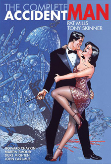 The Complete Accident Man by Pat Mills; cover by Howard Chaykin
