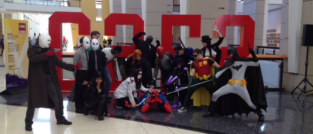 Cosplayers at C2E2