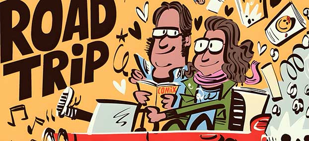 Comic Book Couples Counseling to Celebrate the Importance of Comics Stores with Their Ten-Day Cross-Country Comic Shop Road Trip